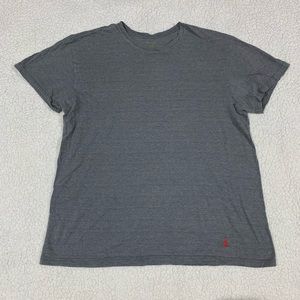 Men’s Gray Polo T-Shirt-Size L